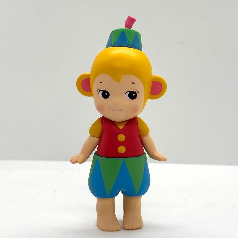 New Kewpie/Angel Collectible Mini Figure in Circus Monkey Costume, Open Box
